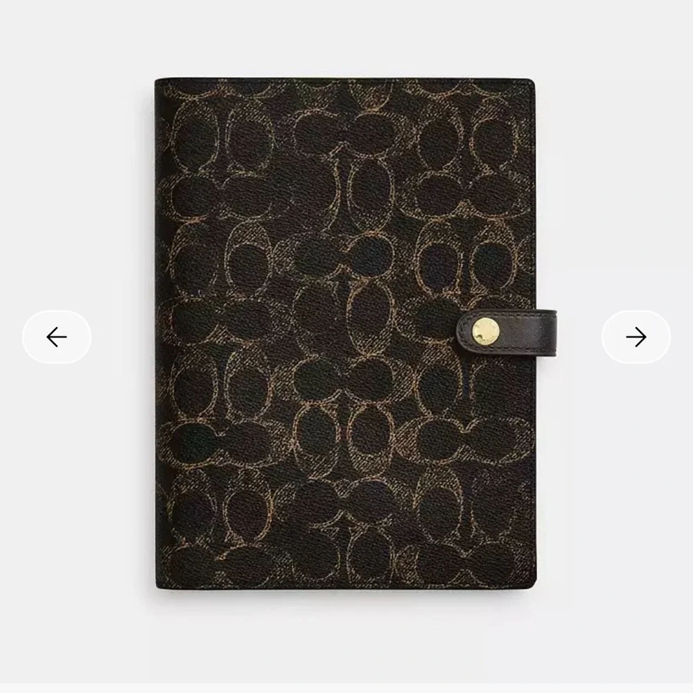 NWT Coach Loved Canvas Notebook 🤎🖤
